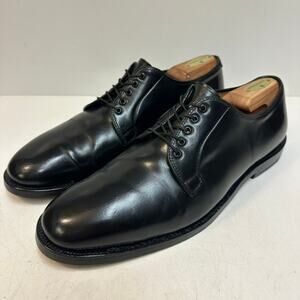 RESOLED Alden x Brooks Brothers Shell Cordovan Plain Toe Blucher PTB USA 10.5 D